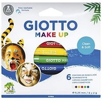 Set 6 crayons cosmétiques couleurs classiques giotto f474200