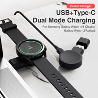 Chargeur USB pour montre connectée, Compatible avec Samsung Galaxy Watch 4 Classic, 42mm, 46mm, Galaxy-Watch4 mm, 40mm, 44mm, accessoires