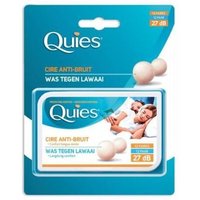 QUIES - Protections Auditives En Cire Naturelle 12 Paires - Lot De 3
