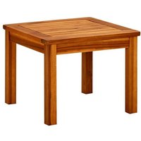 Vidaxl Table Basse De Jardin 45x45x36 Cm Bois Solide D'acacia
