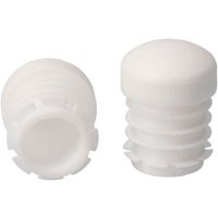 Embout rentrant blanc circulaire diametre 30mm
