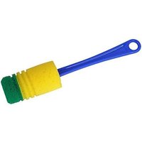 Fackelmann 41621 Brosse à Vaisselle de Thermos Plastique Bleu-Jaune-Vert 31 x 5,5 x 5,5 cm