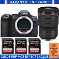Canon EOS R6 Mark II + RF 15-35mm f/2.8 L IS USM + 3 SanDisk 32GB Extreme PRO UHS-II SDXC 300 MB/s + Guide PDF MCZ DIRECT '20 TECHNIQUES POUR RÉUSSIR