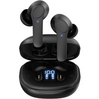 Écouteurs sans fil, écouteurs Bluetooth 5.0 avec étui de chargement sans fil IPX6 étanches écouteurs stéréo intra-auriculaires avec micro intégré