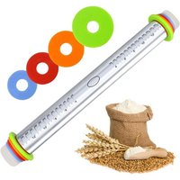 Rouleau À Pâtisserie En Acier Inoxydable