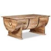 Table Basse Bois De Manguier Massif 88 X 50 X 40 Cm