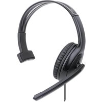 Micro-casque MANHATTAN Mono supra auriculaire - Léger - USB-A