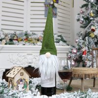 Couverture de bouteille de Champagne de noël, décoration de fête de vacances, bouchon de bouteille de vin, décoration de maison salon, ornements