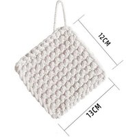 Tapis De Table En Coton Tissé À La Main, Sous-Verres De Style Bohémien, Rond Antidérapant, Tampons De Bol, Accessoires De Photographie, Accessoires