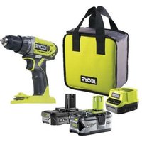 Perceuse-visseuse RYOBI 18V One+ - 2 Batteries 4.0Ah et 2.0Ah - 1 Chargeur - R18DD2-242S