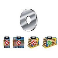 GENERIQUE - Rondelle Carrosserie Din 9021 12 Zinc Plat. Boîte 100 Uni. Celo
