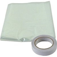 Bulk Hardware bh04945Vitrage Film isolant Livré avec ruban adhésif double face, 1,2x 1,5m-Blanc