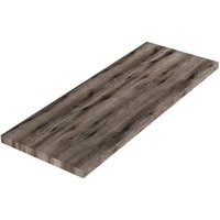 Étagère Suspendue Sous Le Lavabo 120cm Bois Chêne Fossile
