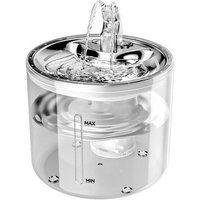 2.6l Distributeur D'eau Automatique Pour Chat Distributeur D'eau Silencieux Pour Chat Et Chien Avec Filtre À Charbon Actif Acier Inoxydable 304