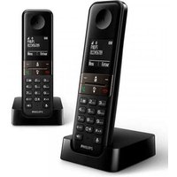 Philips D4702B/34 téléphone Téléphone DECT Identification de l'appelant Noir