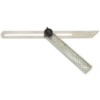 LSR tOOLS fausse équerre 250 mm en fonte avec colliers résistants en acier 22 mm 0402525