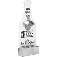 1 Pièces Créatif Vintage Décapsuleur Mural Mural Bar Verre À Bière Ouvre Bouteille Décor À La Maison Cuisine Cocina