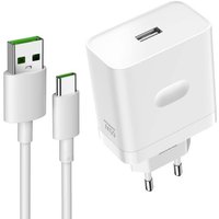 Chargeur Supervooc 65w Avec Câble Usb C 1m, Chargeur Rapide Usb C Chargeurs Secteur Pour Oppo Find X5 Lite/Find X3 Lite/Neo/Pro/Reno11 F/10/8 T/7