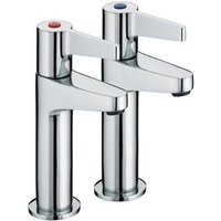 Bristan Design Utility DUL HNK C à haut col avec 2 robinets de cuisine Chromé