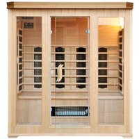 Cabine sauna luxe infrarouge 4/5 places