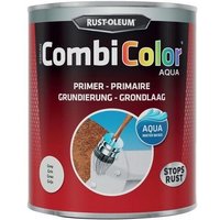Primaire antirouille - sans solvants - CombiColor Aqua Primer - Gris - 0,75L RUST-OLEUM
