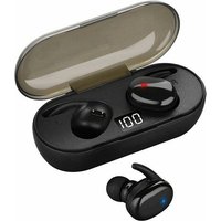 Écouteurs sans fil TWS Bluetooth 5.0, oreillettes étanches, antibruit, son stéréo, pour Android et IOS