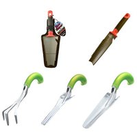 Venteo Pack outillage à main RootSlayer? Outils légers durables et polyvalents Creuser/Couper/Transplanter/Désherber/Cultiver