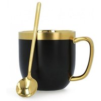 Tasse Avec Une Cuillère Homla Sinnes Black, 280 Ml