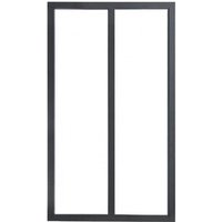 Verrière intérieure 2 carreaux 108 x 63,2 cm noir sablé Kit Atelier