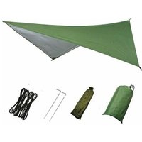 Breadlife Hamac Camping Camping Tarp Rain Mouche De Pluie, Tente Étanche Tente Empreinte Empreinte Écouteuse Auvent Trains Traîne Tapis De