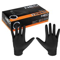 Boite de 100 gants nitrile noirs NEOTOOLS