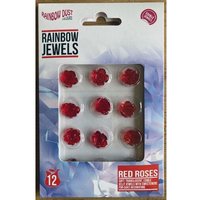 Rainbow Jewels - Red Roses - Deco Comestible Pour Gateau