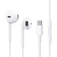 écouteur USB-C pour iPhone 16, écouteurs filaires USB-C avec micro et télécommande antibruit pour iPhone 16/16 Pro/16 Pro Max/15 Pro, iPad Pro,