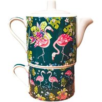 Petite Théière Avec Tasse Flamant Rose - Allen Designs
