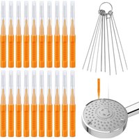 30pcs Nettoyant Pommeau de Douche Outils, Brosse Nettoyage Pommeau de Douche Pics de Nettoyage pour Pomme de Douche Brosse de Nettoyage pour Petit