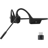 OpenComm UC, Casque Conduction osseuse avec Micro antibruit et USB-C dongle,léger et Confort Toute la journée, pour Les réunions, visioconférence,