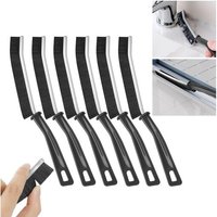 Brosse de Nettoyage des Crevasses, 6 Pièces Brosse de Nettoyage des Mains Brosse à Fentes Multifonctionnelle Domestique pour Salle de Bain, Fenêtre,