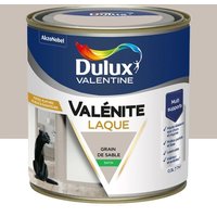 Laque Valénite Dulux Valentine Acrylique satin blanc grain de sable 500ml
