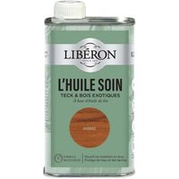 Huile de soin teck & bois exotiques Libéron ambré 250ml
