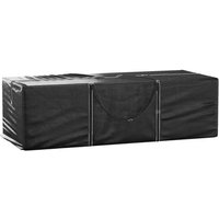 Vidaxl Sac De Rangement Pour Coussins De Jardin Noir 135x40x55 Cm Pe
