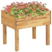Vidaxl Jardinière Surélevée 50x40x45 Cm Bois Massif D'acacia