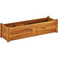 Vidaxl Lit Surélevé De Jardin Bois D'acacia 100x30x25 Cm
