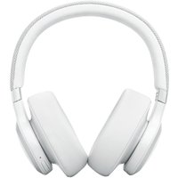 Casque audio Jbl Live 770 NC Blanc, Casque Circum-Auriculaire sans fil à reduction de bruit adaptative