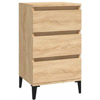 Vidaxl Table De Chevet Chêne Sonoma 40x35x70 Cm Bois D'ingénierie