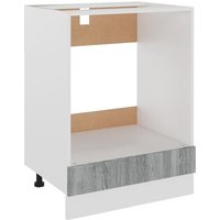 Vidaxl Armoire À Four Lyon Sonoma Gris 60x46x81,5 Cm