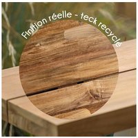 Table de jardin en aluminium vidaXL