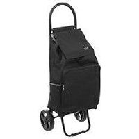 Chariot de courses 2 roues en Métal Noir Nomade H 95 cm