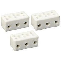 Lot de 2 connecteurs céramiques 6mm 3 entrées-Tekox