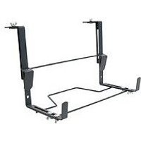Support Jardinière Ergonomique Anthracite - 35x16 À 26 Cm - Acier Époxy