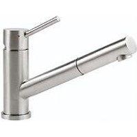 Robinet cuisine Como Shower, acier massif, Sans nettoyant